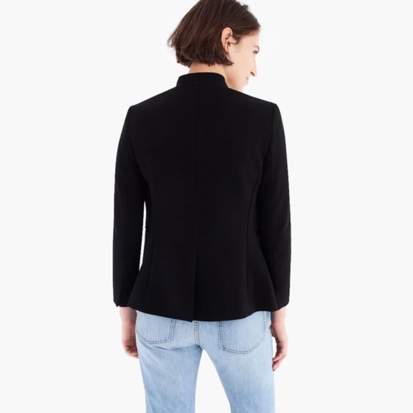 New JCREW Going-Out Blazer in Stretch Twill - Black - Picture 3 of 6